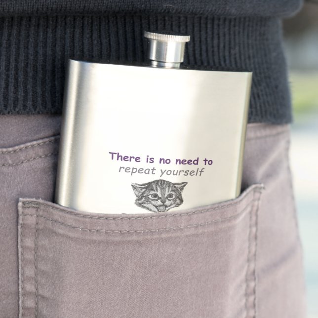 Ignoring You Hip Flask (In Situ)