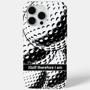 iGolf Abstract Funny Golf Humor iPhone 15 Pro Max Case