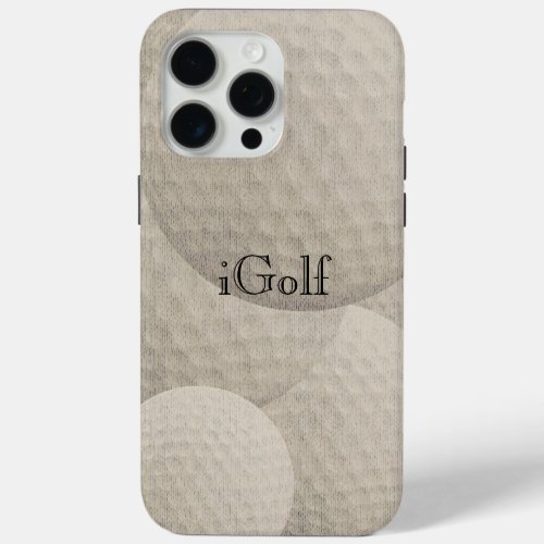 iGolf for Golf Fans  iPhone 15 Pro Max Case