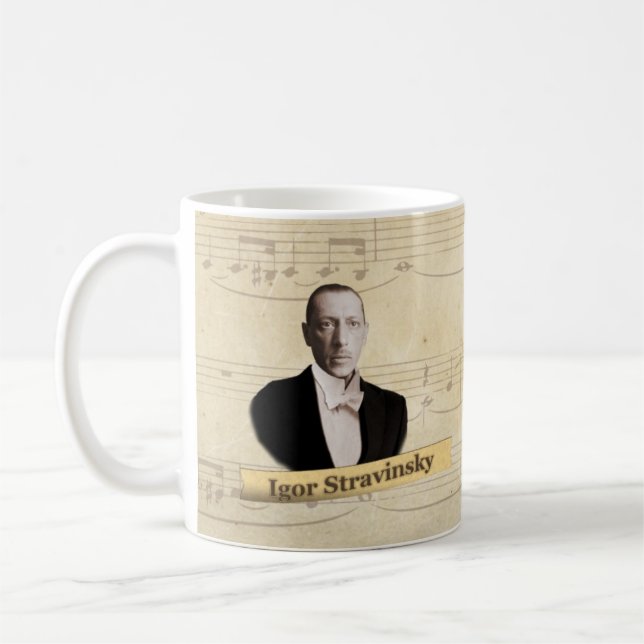 Igor Stravinsky Historical Mug (Left)