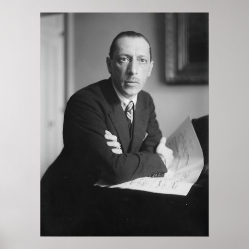 Igor Stravinsky Portrait Poster | Zazzle