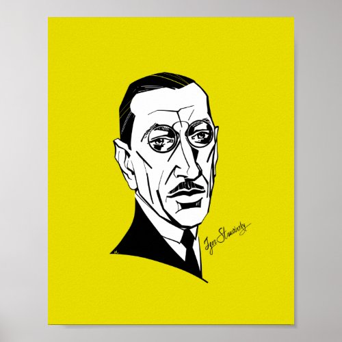 Igor Stravinsky Poster