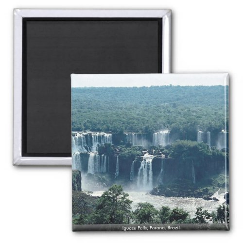 Iguacu Falls Parana Brazil Magnet