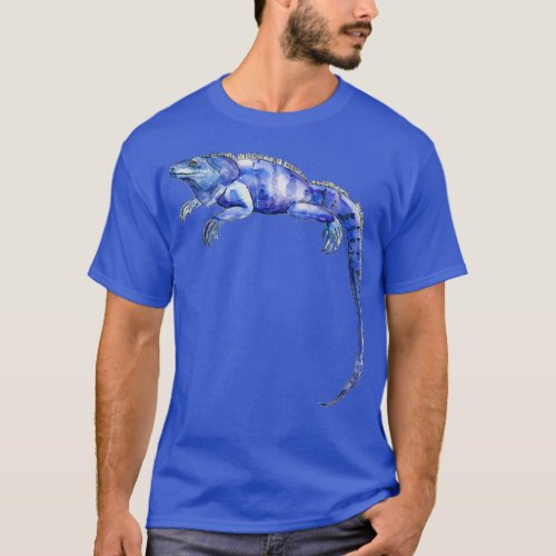 Iguana Azul Blue Iguana T_Shirt