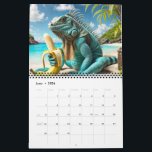 Iguana  calendar<br><div class="desc">A Year of Colorful Companions Add a touch of wild charm to your walls with this vibrant calendar featuring hyper-realistic iguanas in whimsical, seasonal scenes. From festive hats to beachside lounging, each month showcases these scaly superstars in unique and playful settings. Perfect for reptile lovers, nature fans, or anyone who...</div>