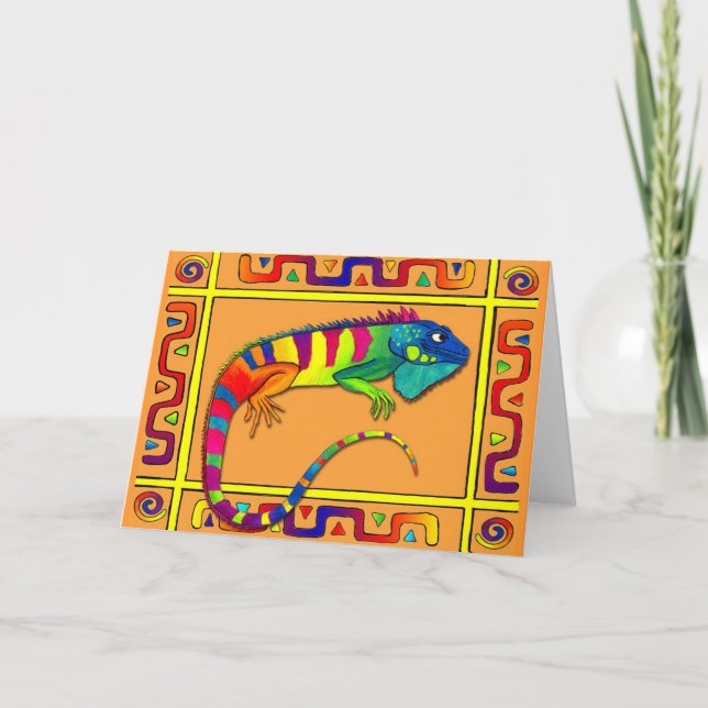 Iguana  card (Front)