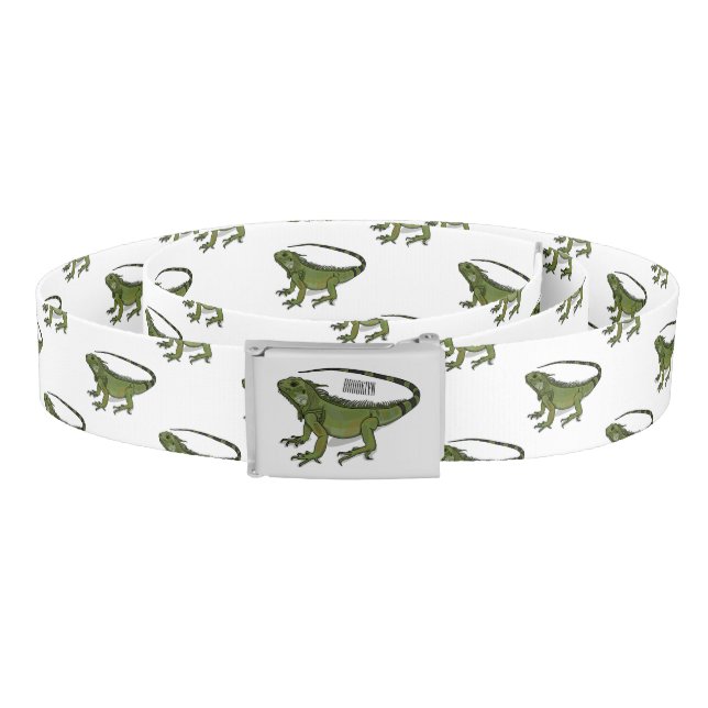Iguana cartoon illustration  belt (Coil)