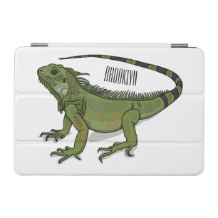 Iguana cartoon illustration  iPad mini cover