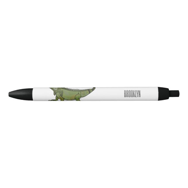 Iguana cartoon illustration  pen (Front)