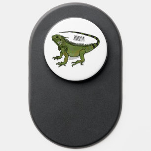 Iguana cartoon illustration  PopSocket