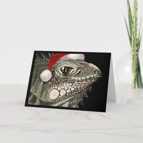 Iguana Christmas Card