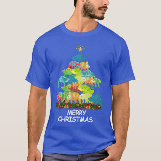Iguana Christmasree Merry Christmas boy T-Shirt
