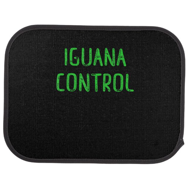 Iguana Control - Lover Pet Iguana Gift Car Floor Mat (Rear)