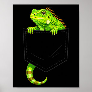 Iguana costume reptile lizard halloween men kids poster