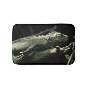 Iguana delicatissima bathroom mat