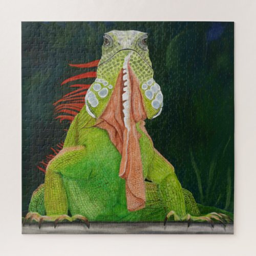 Iguana Dude Jigsaw Puzzle