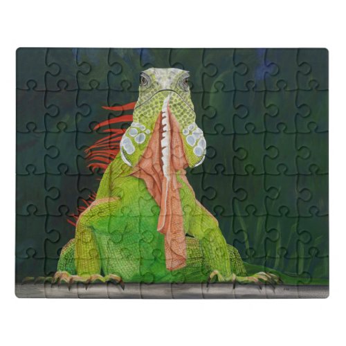 Iguana Dude Jigsaw Puzzle