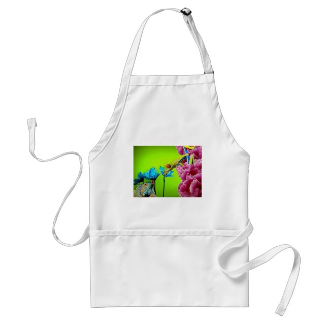 Iguana & Frog Adult Apron (Front)