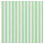 Iguana Green &amp; White Stripes Fabric