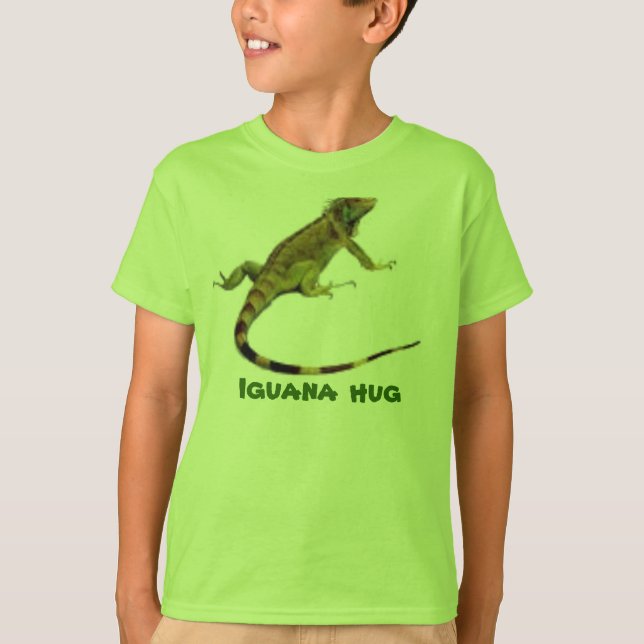 Iguana hug (I wanta' hug) T-Shirt (Front)