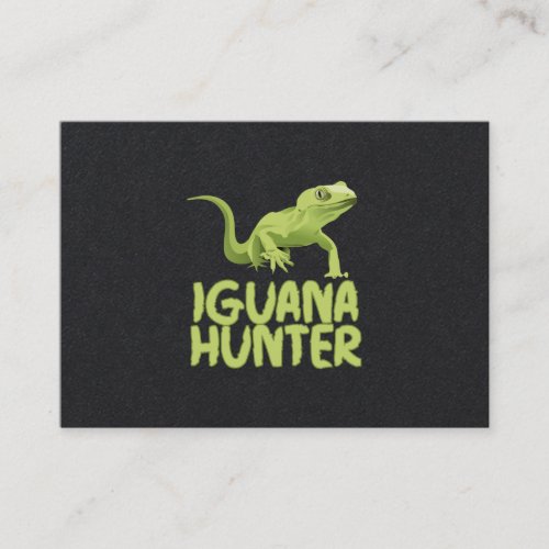 Iguana Hunter Business Card