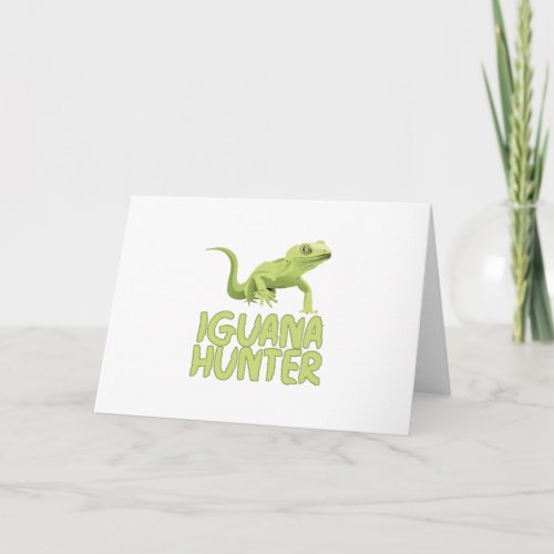 Iguana Hunter Card