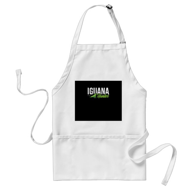 Iguana Hunter Herbivorous Lizard Sharp Eye Specie Adult Apron (Front)