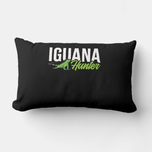Iguana Hunter Herbivorous Lizard Sharp Eye Specie Lumbar Pillow