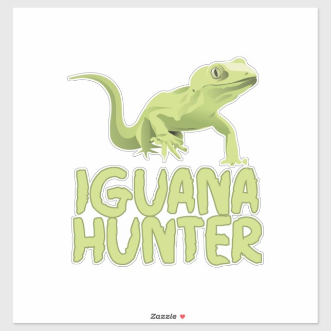 Iguana Hunter Sticker (Sheet)