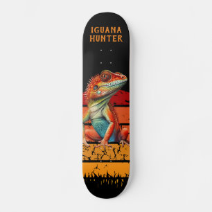 Iguana Hunter - The Mighty Force of Nature Skateboard