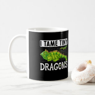 Iguana I Tame Tiny Dragons Reptiles Coffee Mug