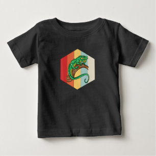 Iguana Illustration Owner Lover Gift Iguanas Love Baby T-Shirt