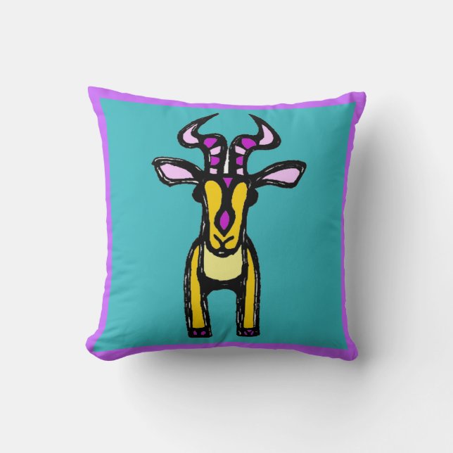 iguana impala pillow (Front)