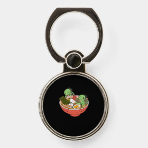 Iguana Kawaii Ramen Funny Pet Gift Phone Ring Stand