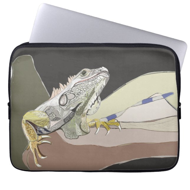 Iguana Laptop Sleeve (Front)