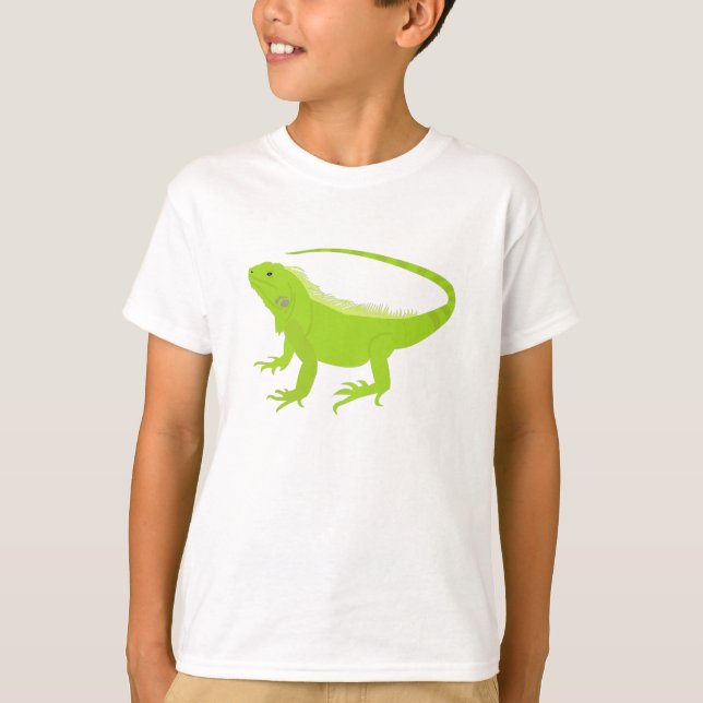 Iguana Lizard Illustration  T-Shirt (Front)