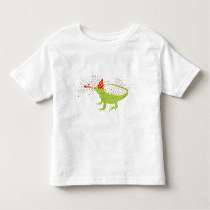 Iguana Lizard Partying Animals Having a Party Toddler T-shirt