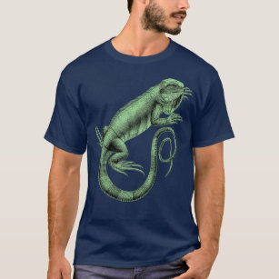 Iguana Lizard Reptile Leguan Green Pet Animal T-Shirt