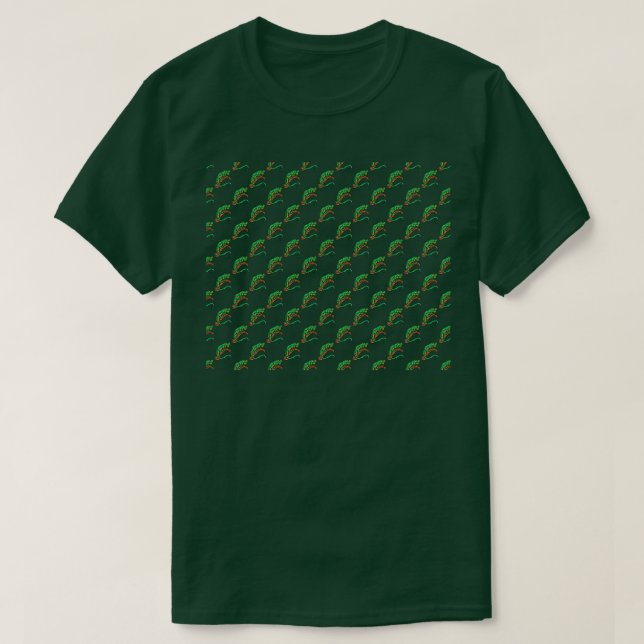 Iguana Pattern T-Shirt (Design Front)
