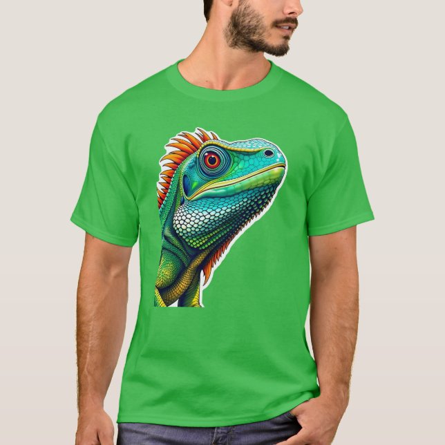 Iguana portrait T-Shirt (Front)