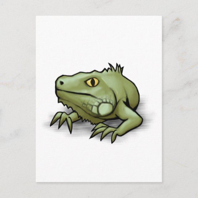 Iguana Postcard (Front)