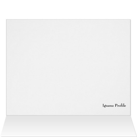 Iguana Profile (Inside Horizontal (Top))