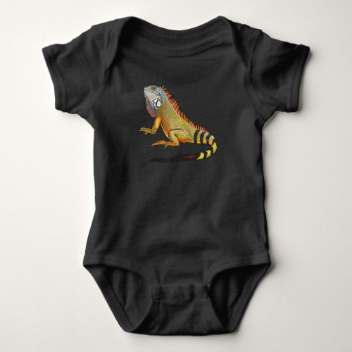 Iguana  Reptile  Lizard Pun Baby Bodysuit
