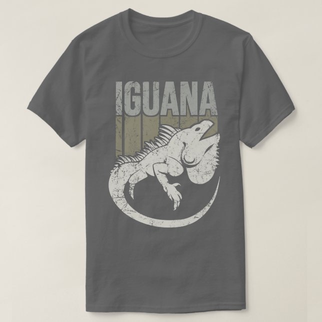Iguana reptile vegetarian  T-Shirt (Design Front)