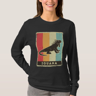 Iguana  Retro Poster Animal T-Shirt