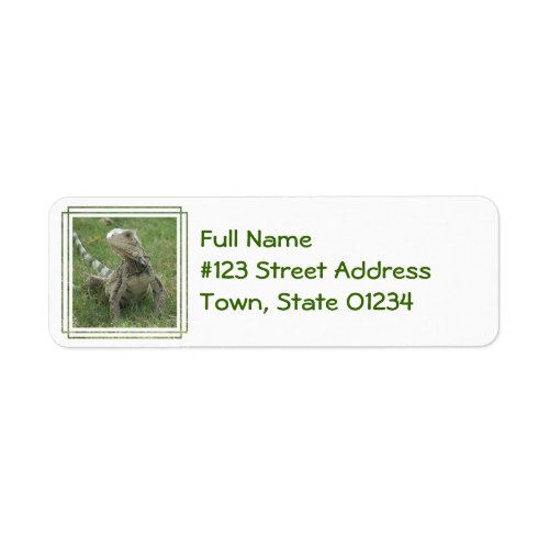 Iguana Return Address Label