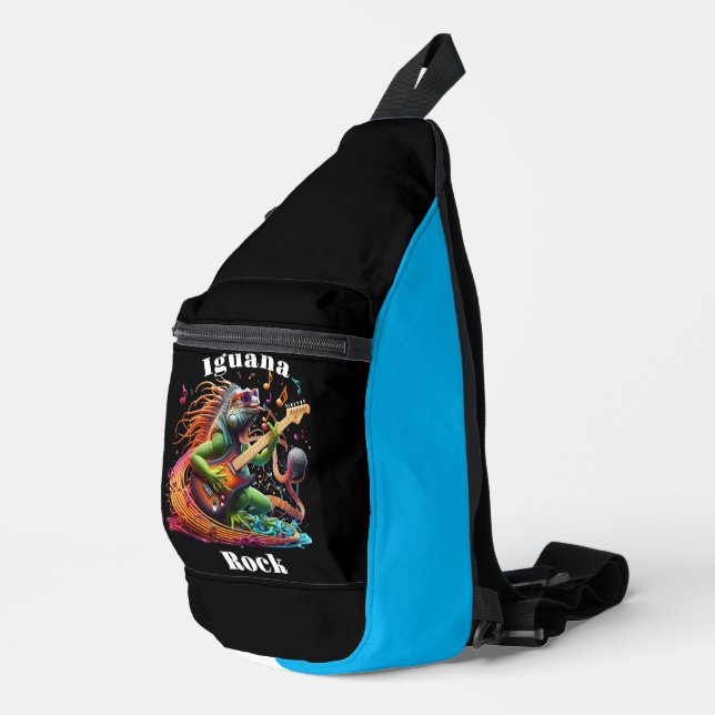 Iguana Rock Sling Bag (Right Corner)