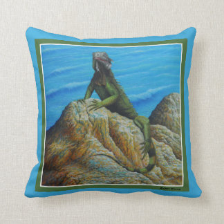 Iguana Throw Pillow