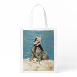 Iguana Tropical Wildlife Photography at St. Thomas Grocery Bag