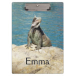 Iguana Tropical Wildlife Photography Clipboard